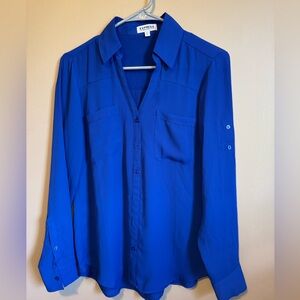 Express Royal Blue Blouse
